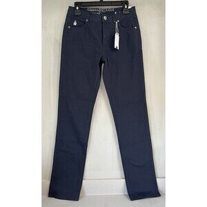 Coast Men's‎ Deck Pants Size 28X32 Navy Mid Rise Stretch NWT